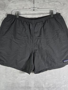 Patagonia Baggies Shorts Mens Size Large L  Dark Grey Swim Shorts Lined 4.5”